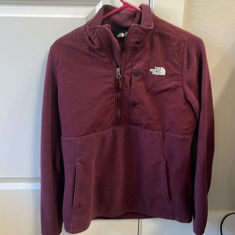 The north face fleece 1/2 zip pullover